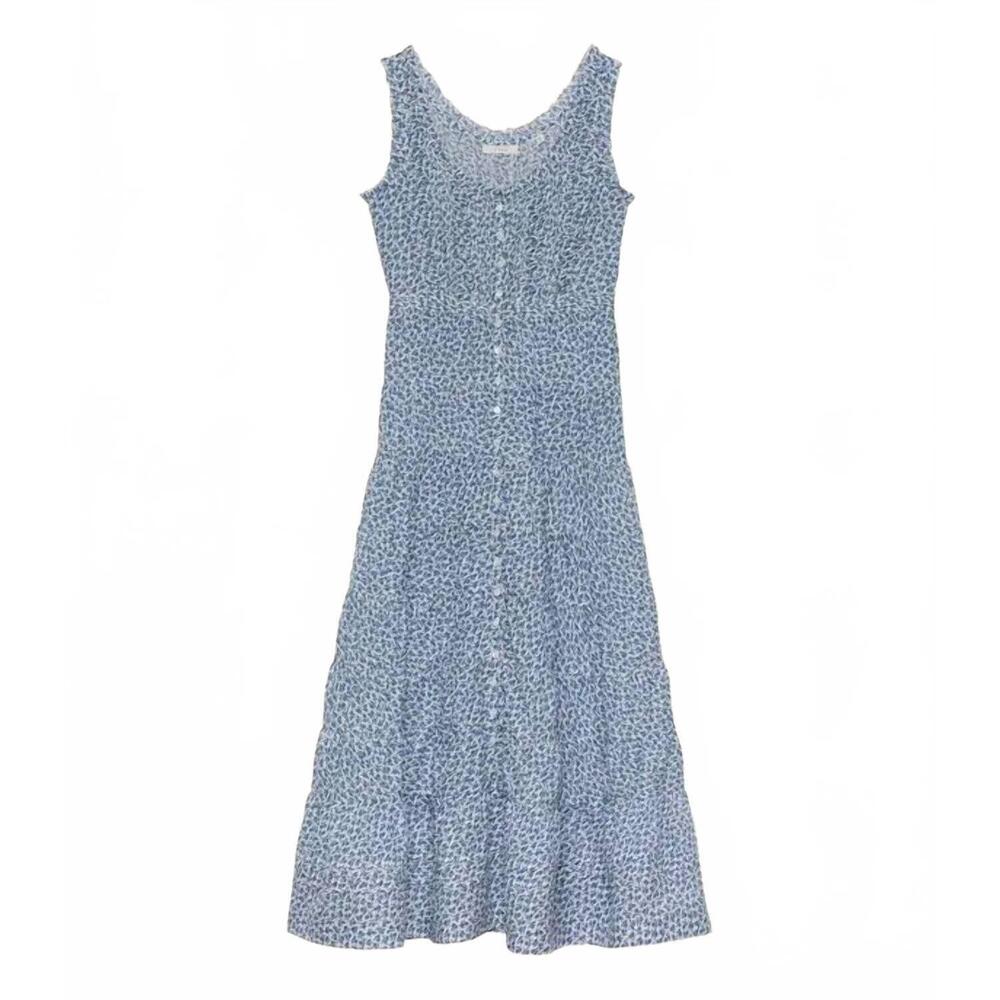 NEW DÔEN ottessa dress in cornflower hillside blue - Picture 5 of 5